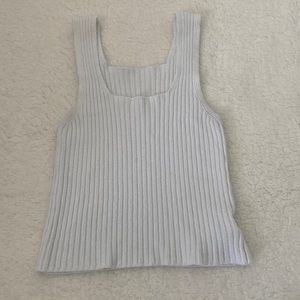brandy melville white rina tank